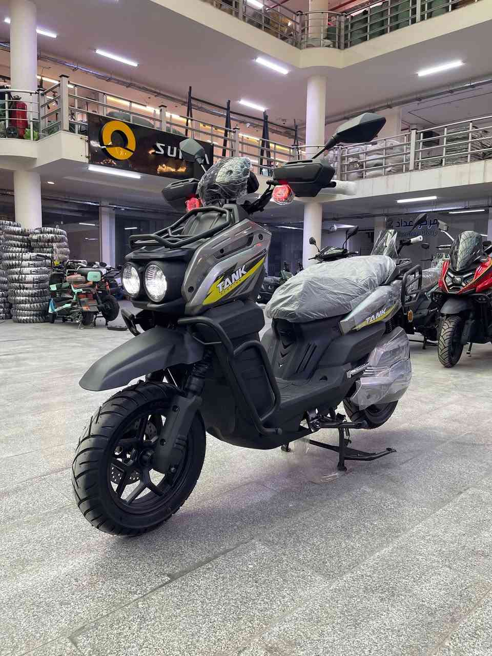 السلام عليكم دراجات اباشي الأصلي شركة هوديhuodi بطارية ليثيوم فوسفات الحديد خلايه مو اصبع 
ملف 2000  بطارية 55امبير كامل مواصفات
ضمان سنة.  عقل + ملف + بطارية 
العنوان معرض ميلانو للدراجات الكهربائية    بغداد مجمع الخلاني قرب السنك 
السعر   ١.٨٠٠                  ***********
