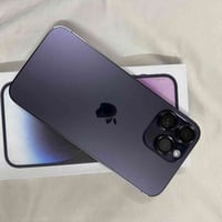 ايفون 14 برو ماكس للبيع  بطاريه 85  ذاكره 256  جهاز جديد تفحص وين متري...