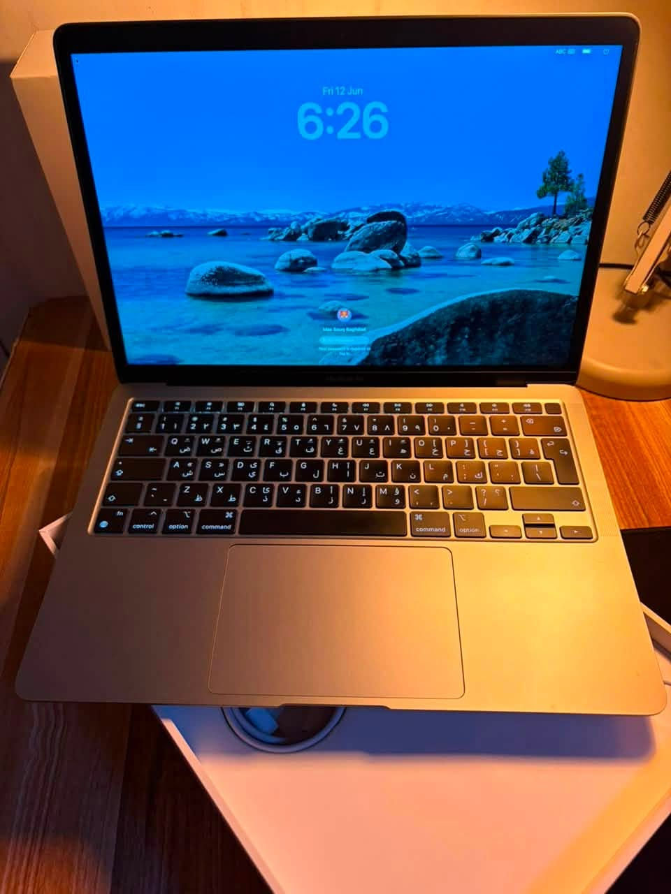 تحية طيبة للجميع
MacBook Air M4 
10Core CPU | 10Core GPU 
نسخة الشرق الاوسط -كيبورد عربي-
MidNight color 🖤
15.3 inch Display الحجم الكبير 
Ram 16G 
Hard 512G 
Battery 100%✅ 
Cycle 77 🔋
بحالة الوكالة مع كافة الملحقات والضمان لابل والوكالة ساري المفعول ✅

————————————

MacBook Air M1
Ram 8 | Hard 256 G 
Silver 🩶
نسخة الشرق الاوسط -كيبورد عربي-
Battery 99% ✅ 
Cycle 90 🔋

بحالة الوكالة مع كافة الملحقات والضمان لابل والوكالة ساري المفعول ✅

*********** اتصال-واتساب
توصيل لكل العراق ❤️
