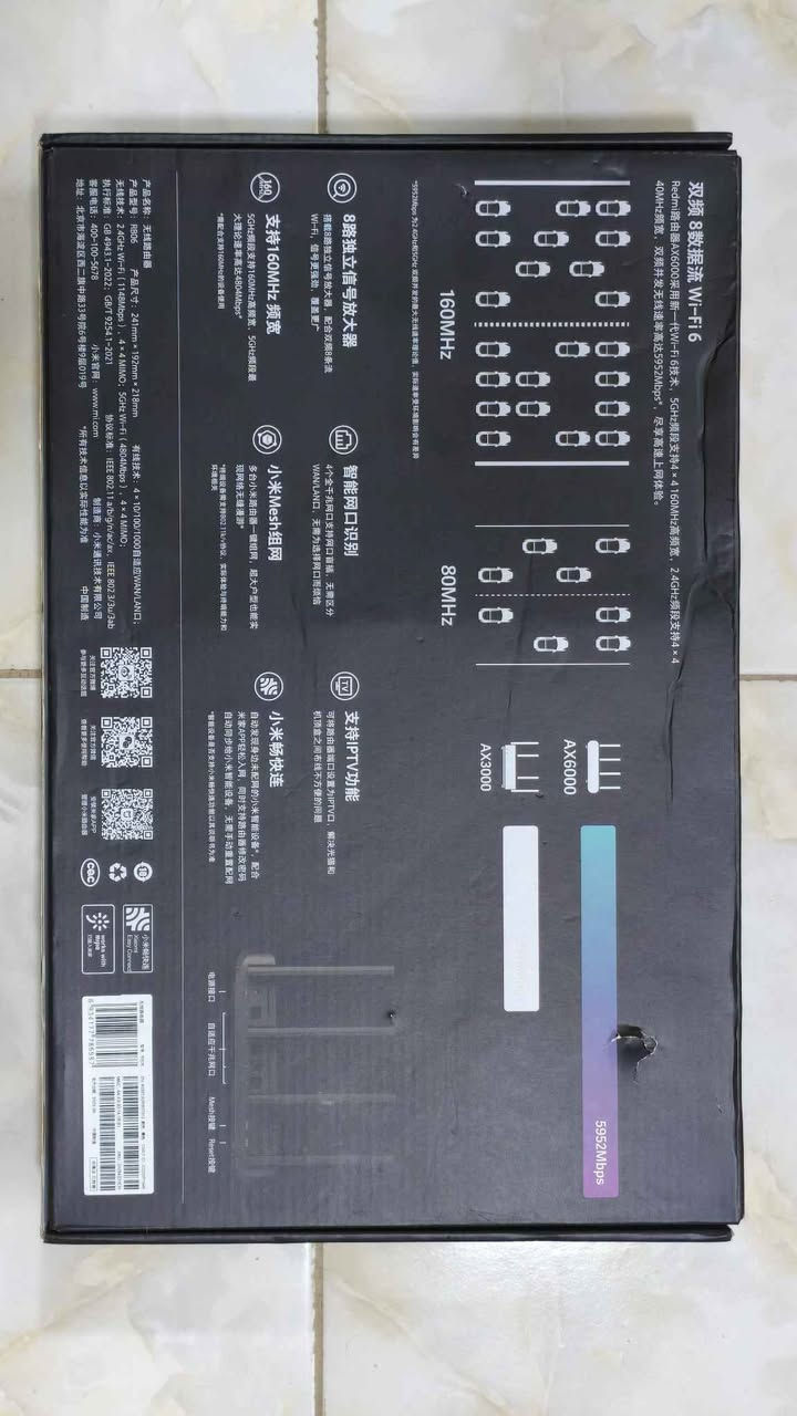 السلام عليكم ورحمة الله وبركاته

راوتر شاومي ريدمي فئة AX6000
راوتر غني عن التعرفة، اكتب أسمه
بأي مكان وشوف مواصفاته الرهيبه
قطعة جديدة، لوك كما في التصوير

رقمي ***********، موجود توصيل
رجاءً اللي مايعرف بيه لا يدوخ نفسه
و يراسل ع الخالي بلاش النجف, العراق
