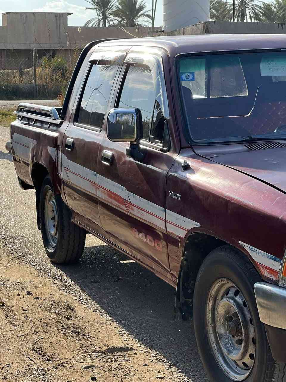 السلام عليكم تايوته موديل 1990  سياره جاهزه رقم انكليزي العنوان بغداد ابو غريب  السعر 70 وبيها مجال 
***********
