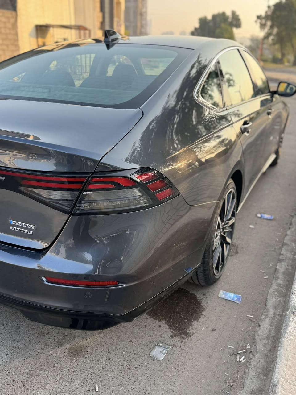 السلام عليكم هوندا اكورد موديل 2024 فئه تورنك اعلى مواصفات ماشيه 31 بيها طخه خفيفه من الامام ومن الخلف بدون ايرباك مبدل بيها بنيد وقبق صندوك فقط مكانها بغداد الكرخ السعر 197$ للتواصل ***********
