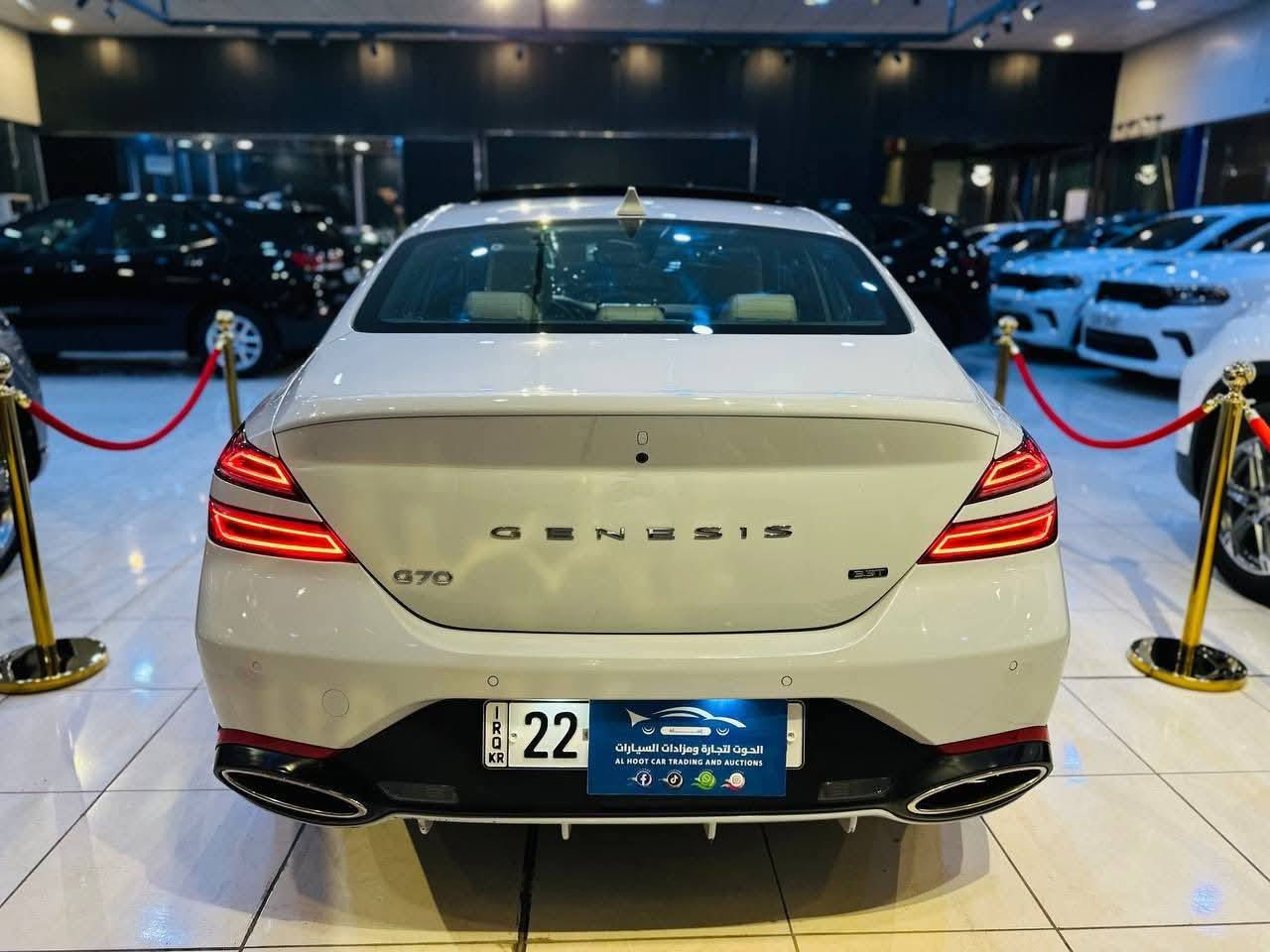 بسم الله ما شاء الله 🔥فرصة لعشاق الفخامة والأداء الرياضي 🚀

جينسس G70 برستيج 3.3T موديل 2023سيارة تجمع الهيبة، القوة، والتكنولوجيا بأعلى مستوى ✨

🔹محرك 6 سلندر 3.3 تيربو🔹دفع خلفي RWD🔹31 ألف ميل فقط🔹كاميرات 360 + رادارات كاملة🔹تبريد وتدفئة أمامي وخلفي🔹سقف گنتارا + بانوراما🔹غرفة جلد بيج مطرز فخمة🔹شحن وايرلس + تشغيل عن بعد🔹سستم Lexicon الأصلي 🔥🔹لايتات LED وإنارة ترحيب جينسس

السيارة حضورها يفوز بالطريق وأدائها يخطف 🔥🚀

📌 الضرر: تبديل وصبغ باب خلفي مع سمكرة وصبغ جاملغ خلفي وباب السائق📌 ضرر الايرباك: بردة وكرسي📌 السعر: 295 ورقة📌 رقم الشاصي: KMTG54TE4PU106065

📍النجف الأشرف – المدينة المائية☎️ ***********
