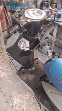 دراجه سكنس فحل للبيع مجفته محرك جديد مصبوغ لون اسمنتي الدراجه نكره سلف...