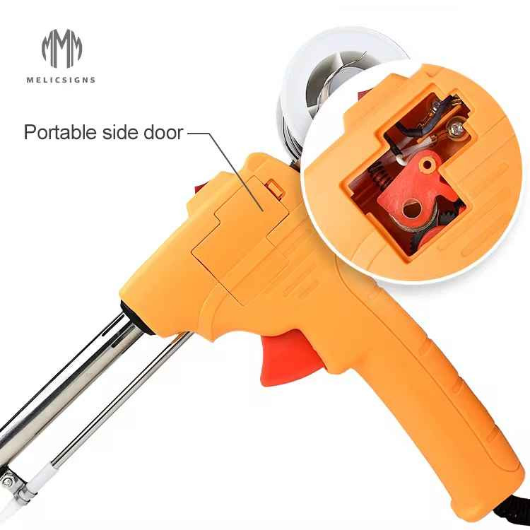 مسدس لحام يدوي بسلك قصدير مع تحكم في الحرارة

مسدس لحام يدوي عملي، مصمم لأعمال اللحام باستخدام سلك القصدير، بآلية تشغيل بسيطة وتحكم في درجة الحرارة، مناسب للاستخدامات العامة.

 • تصميم يدوي خفيف بآلية تشغيل سهلة
 
• مفتاح تشغيل (Power Switch Control) مدمج
 
• تحكم قابل للتعديل بدرجة الحرارة
 
• نافذة تغذية سلك القصدير (Wear Tin Window)
 
• سخان داخلي مخصص للتسخين (Internal Heating Heater)
 
• مسمار ضبط لتعديل موضع القصدير بدقة

 • نوع المنتج: مسدس لحام يدوي (Manual Soldering Gun)
 • الجهد الكهربائي:
 • 110V أو 220V
 • القدرة الكهربائية (Power):
 • 60W أو 80W أو 120W
 • قطر سلك القصدير المدعوم:
 • من 0.8 مم إلى 1.2 مم
 • درجة حرارة التشغيل للطرف المعدني:
 • تقريبًا من 480 إلى 600 درجة
 • مادة الهيكل:
 • هيكل من الستانلس ستيل موصل, نينوى


**إذا كنت صاحب هذا الإعلان وتريد حذفه لأي سبب، رجاءا أرسل رسالة إلى الدعم الفني**