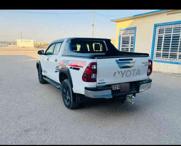 تويوتا هايلوكس موديل 2021 ساز 
كفاله عامه من صبغ والتبديل 
فول مواصفات  واحد ع واحد 
محرك 6 سلندر ماشيه 104
رقم سليمانيه دولي تريد تحويل تريد وكاله 
جاهزه محرك كير حدايه تخم تاير 
عنوان بابل للإستفسار *********** سعر 310
