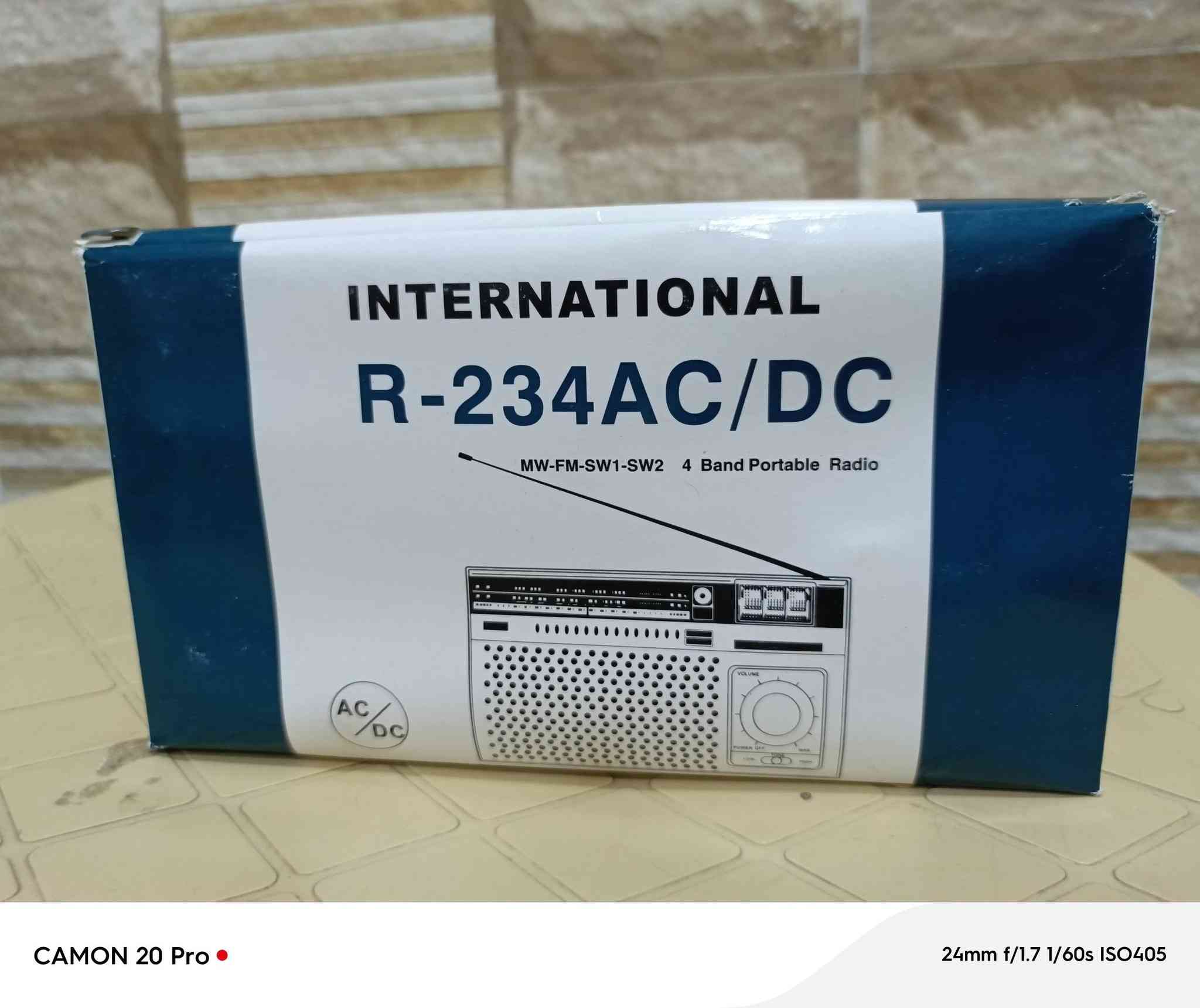 جهاز راديو أنتر ناشونال صيني الصنع درجة أولى ابو الجلد بالباكيت مع ملحقاته للبيع وتوصيل موجود


**إذا كنت صاحب هذا الإعلان وتريد حذفه لأي سبب، رجاءا أرسل رسالة إلى الدعم الفني**