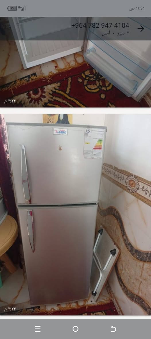 ثلاجة حجم وسط نضيفة جدا للبيع ب٢٧٥


**إذا كنت صاحب هذا الإعلان وتريد حذفه لأي سبب، رجاءا أرسل رسالة إلى الدعم الفني**