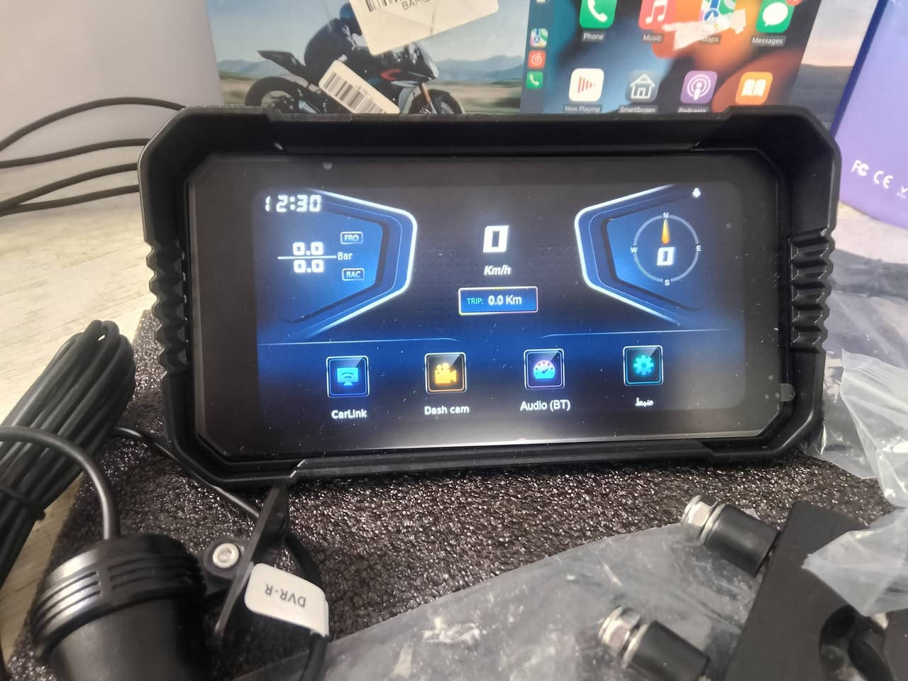 شاشة دراجه لمس Apple CarPlay و Android Auto. بلوتوث wifi كامره امامي خلفي تحكم كونترول GPS رام 32G كامل ملحقات اعلی سعر ابیع


**إذا كنت صاحب هذا الإعلان وتريد حذفه لأي سبب، رجاءا أرسل رسالة إلى الدعم الفني**