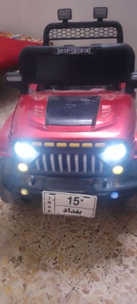 سيارة شحن أطفال • استعمال قليل • ما بيها عطل