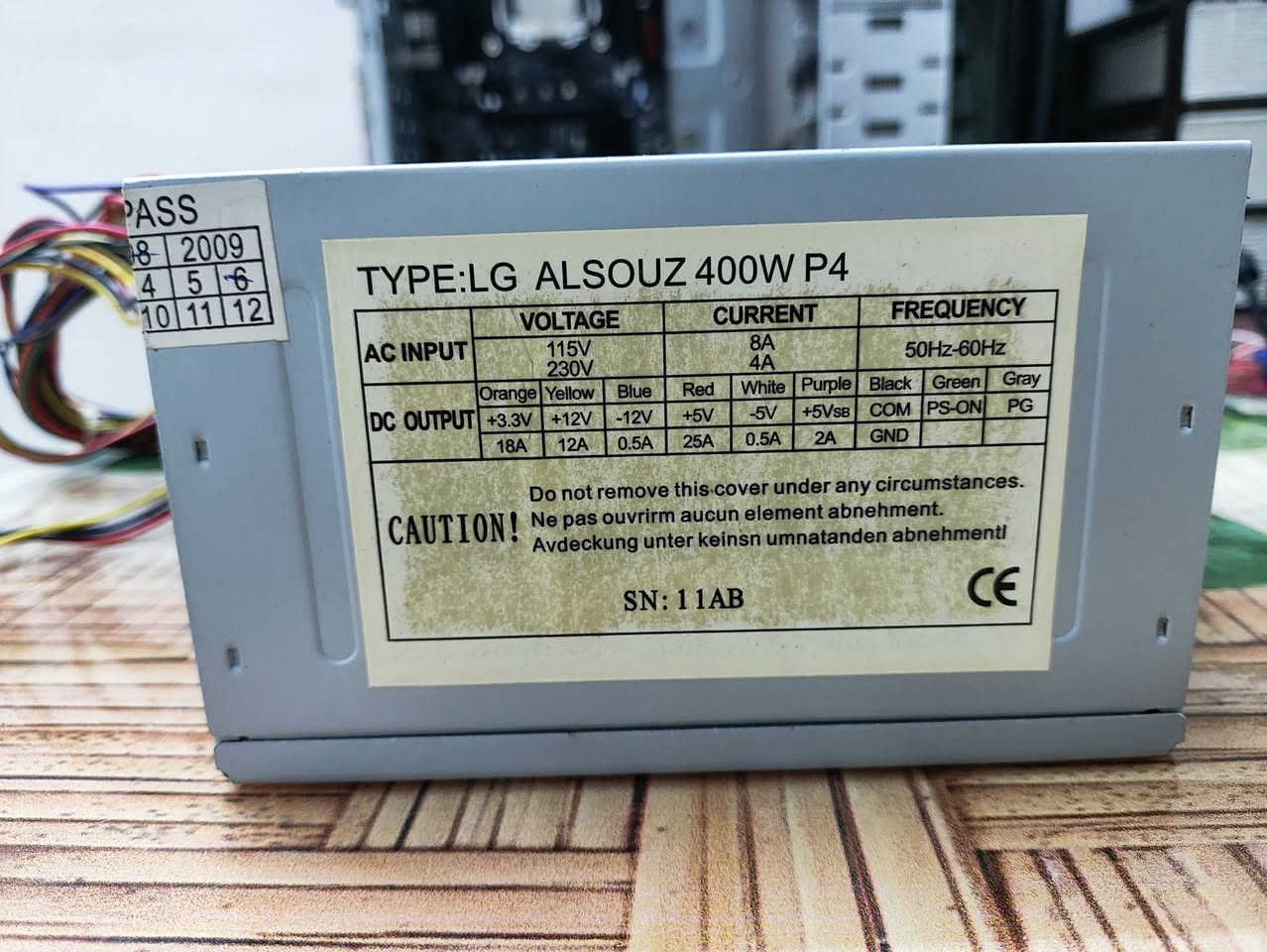 سلام عليكم
باور سبلاي LG ALSOUZ 400W P4

بهذا الشكل مثل ما موضح بل صوره شغال كل عيب مابي 

السعر 20 وبي مجال

ادمن وافق


**إذا كنت صاحب هذا الإعلان وتريد حذفه لأي سبب، رجاءا أرسل رسالة إلى الدعم الفني**