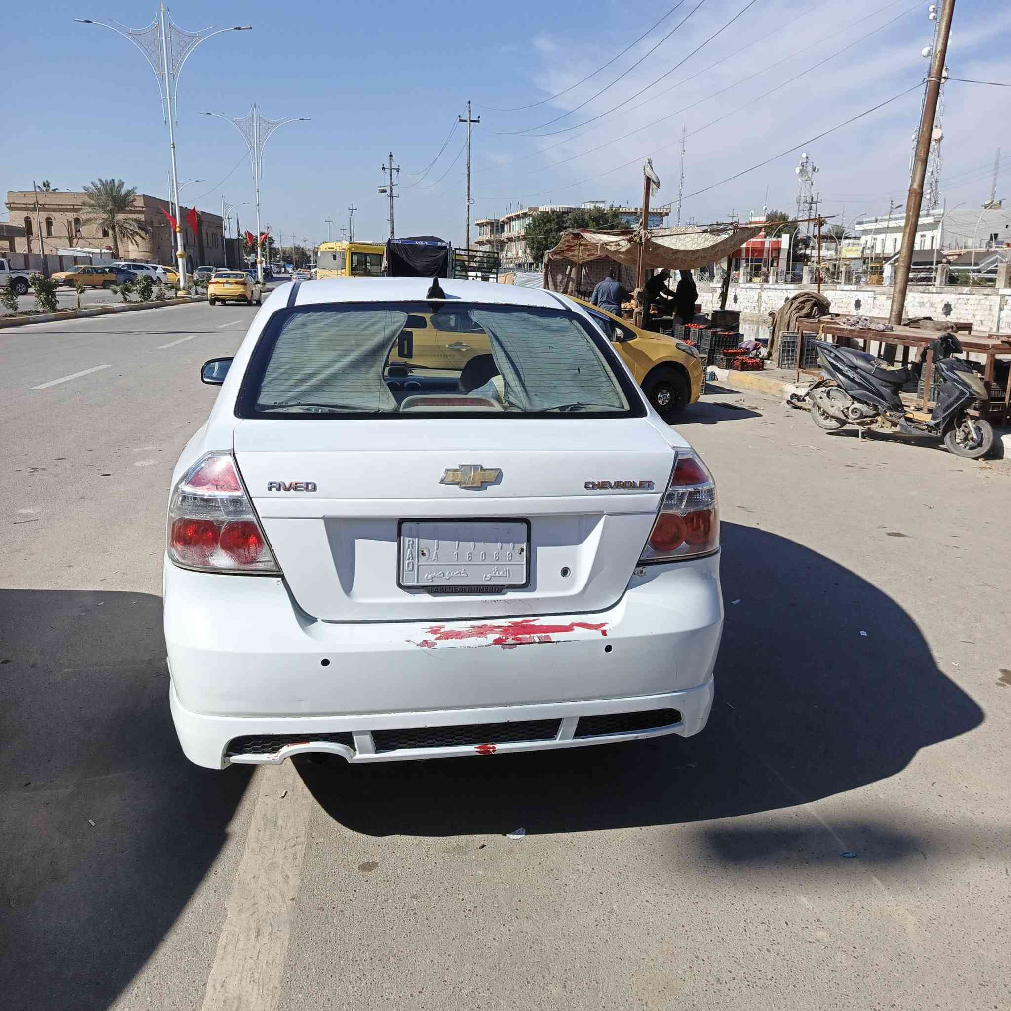 السلام عليكم افيو مديل ١٣ مسكر  مكينه جديدة حاويه تخم تاير جديد 
بيه ضربه ب الجاملغ الخلفي 
رايده ب٦٠ بيه مجال 
الاستفسار اكثر اتصل ***********
