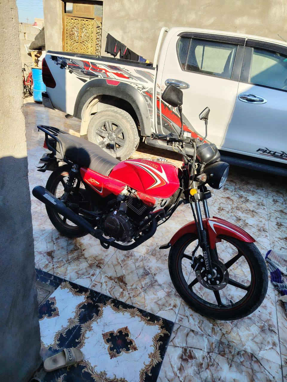 السلام عليكم دراجة للبيع بس وصل بيهه وكيلهه سيد وسام موديل 2025 كفاله عامة السعر1200 وبيهه مجال قليل للاستفسار ‏‪***********‬‏
