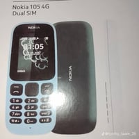 موبايل نوكيا ١٠٥ 4g دبل سيم كارت متوفر كميه بسعر ١٥ الف  للاستفسار 078...