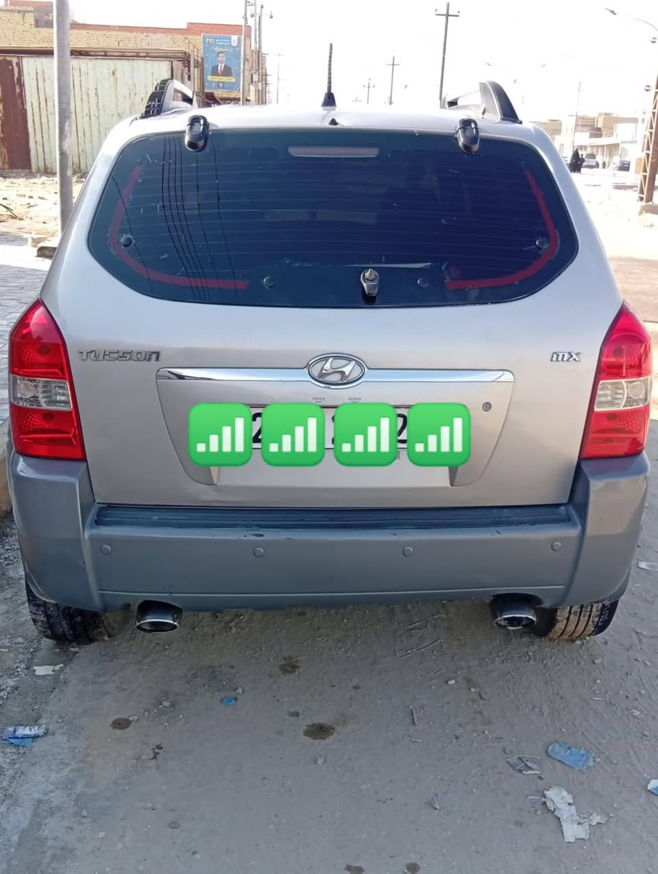 سلام عليكم 
توسان دخول جديد 2010 
كص جنطه لحيم باجات مكينه كاز 2000 دوش مسكر 
متومه وكامله رقم اربيل انكليزي    حصت كاز بجميع المحفظات 
سياره جاهزه من مكينه وكير وحداديه 
وطخم تاير 
جاهزه من الدعميه لدعاميه 
مكاني ناصريه 
اذا اكو مراوس بشاهينه او ملكه فقط ويطي فرق كل الهلا 
***********
