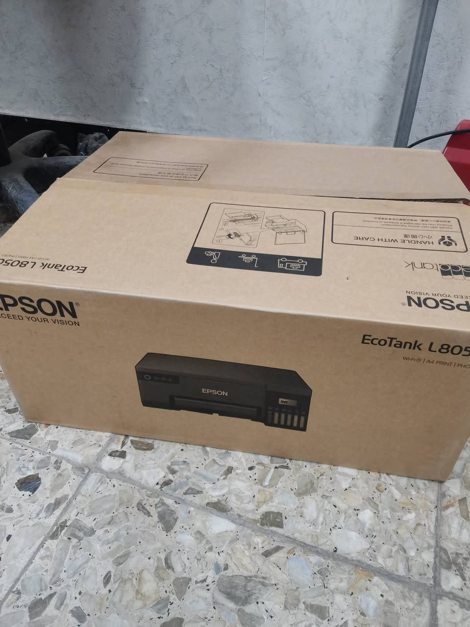 السلام عليكم.. طابعة EPSON L8050  A4نضافة 100% مع مواد للطباعة
- كارتات طباعة هويات
- درع كرستال
- ورق ستيكر ذهبي
- ورق عادي
- ستيكرات طباعة للدروع
للاستفسار الاتصال على الرقم
*********** واتساب
او *********** واتساب
