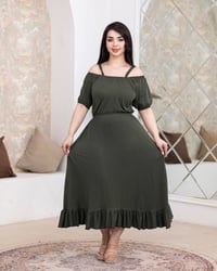 فستان بحري • زبدة تركي • فري سايز ٨٥