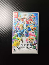 للبيع super smash bros ultimate  جدا نظيفة السعر 40 الف قفل  مكان : بغ...