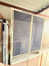 جزامة ألمنيوم • ٤ خانات • ١م×٨٠سم×٣٠سم