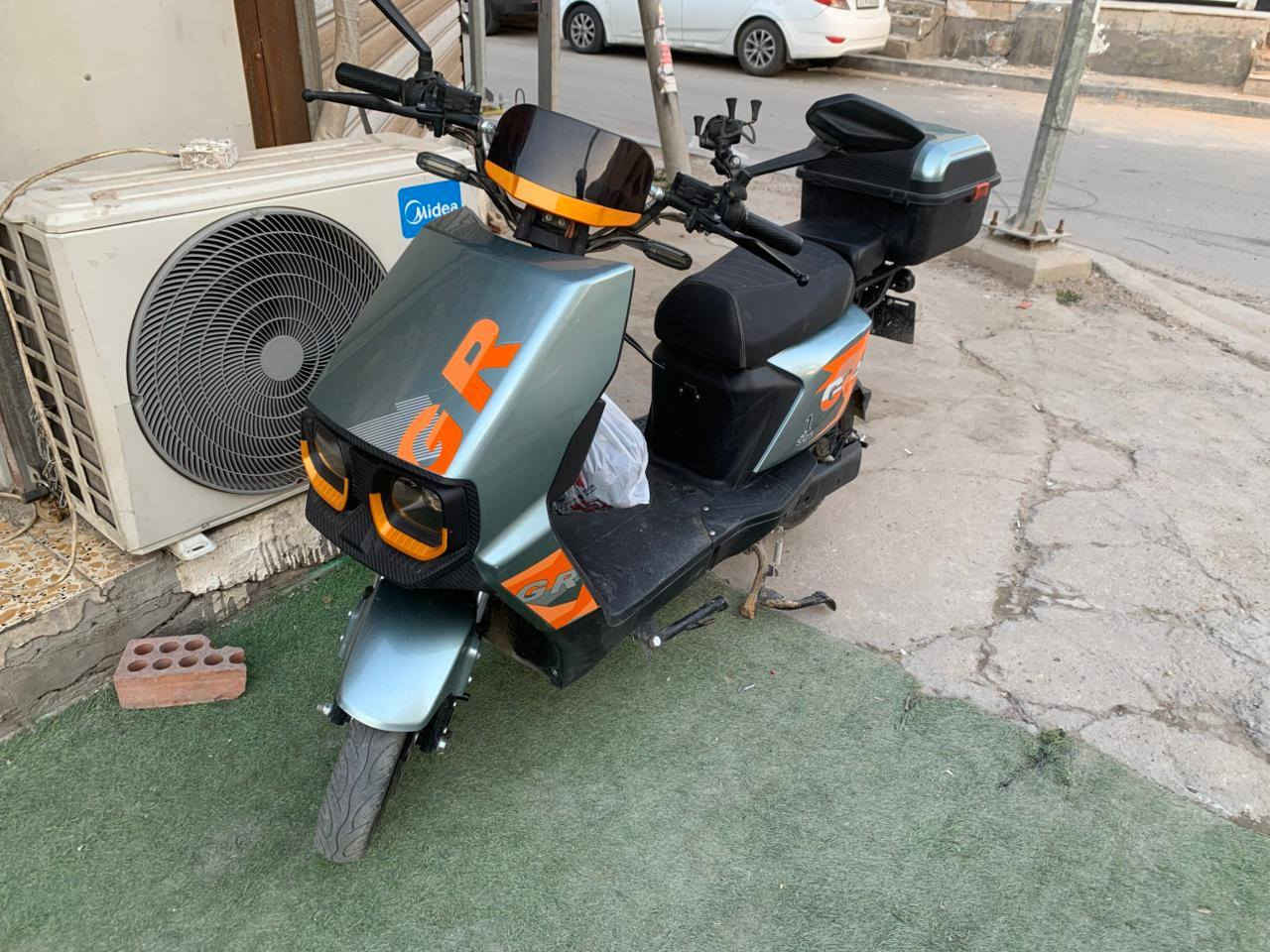 دراجه شحن جديده كلش 5 بطاريات كبار 3 سرع مثبت سرعه السعر 400 وبيه مجال مكاني بغداد للاتصال *********** قابل للمراوس
