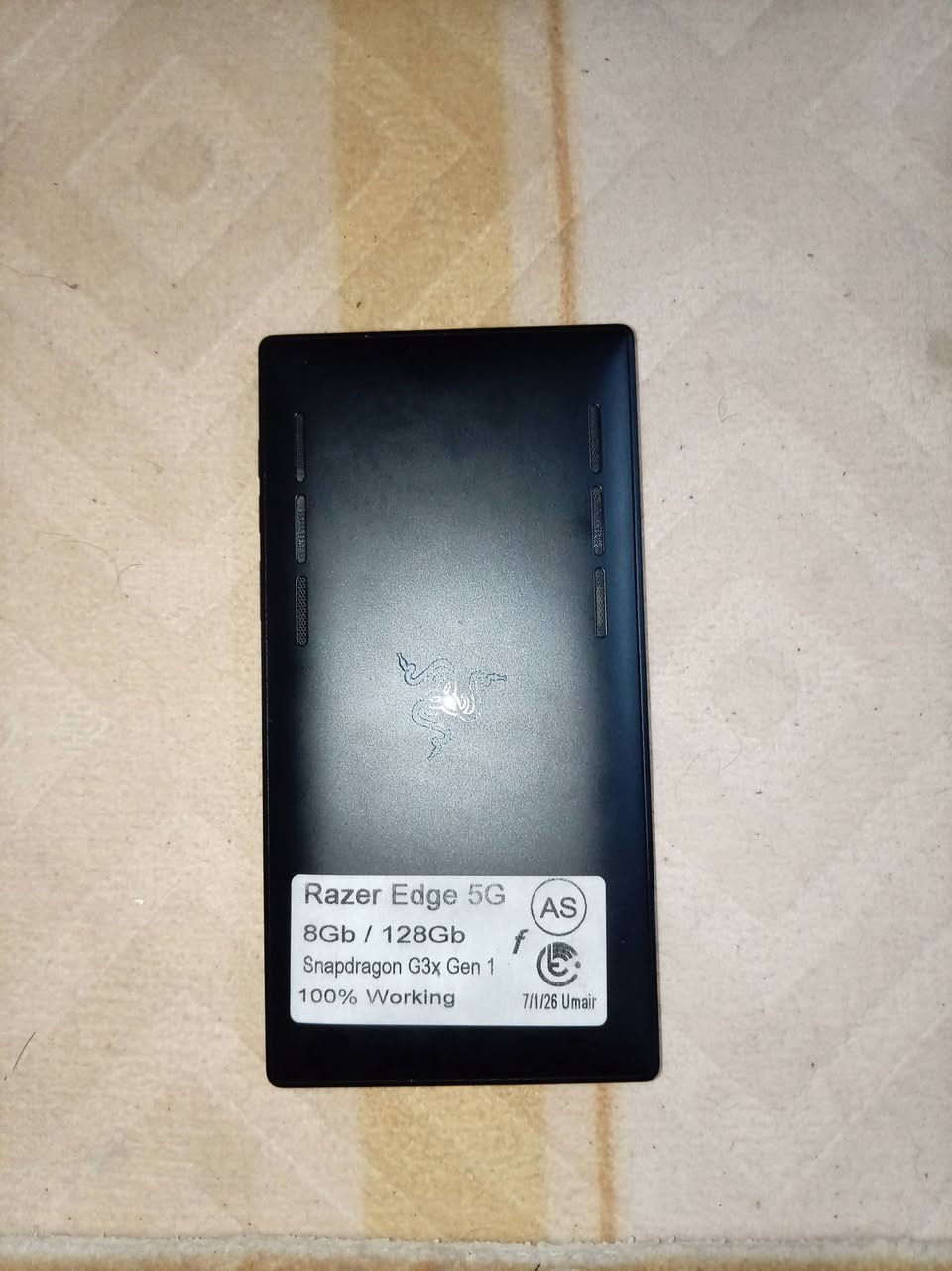 للبيع ريزر 5G جهاز أمريكي السعر 180 أي إستفسار ع خاص


**إذا كنت صاحب هذا الإعلان وتريد حذفه لأي سبب، رجاءا أرسل رسالة إلى الدعم الفني**