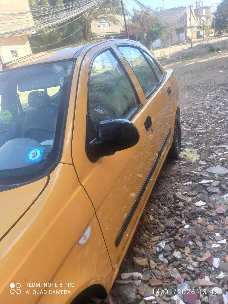 سلام عليكم طيبه للبيع موديل 2016 بيها قطعه بارد باب عكس السايق كير ومكينه مكفولات لاتنقيص ولا تبخير مكينه شادها قبل شهرين جديده حداديه جيده
السعر 40 وكلشي موجود بالسوك 
سياره مال جناي تعبان عليها
سياره باسمي تحويل مباشر من عندي 
***********
( اريد تحويل ماريد تبقى باسمي )
