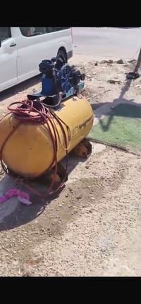 للبيع قالعة تايرات مع محتوياتها كمبريسر  عدد 2 كهرباء و مولد رمبة حديد...