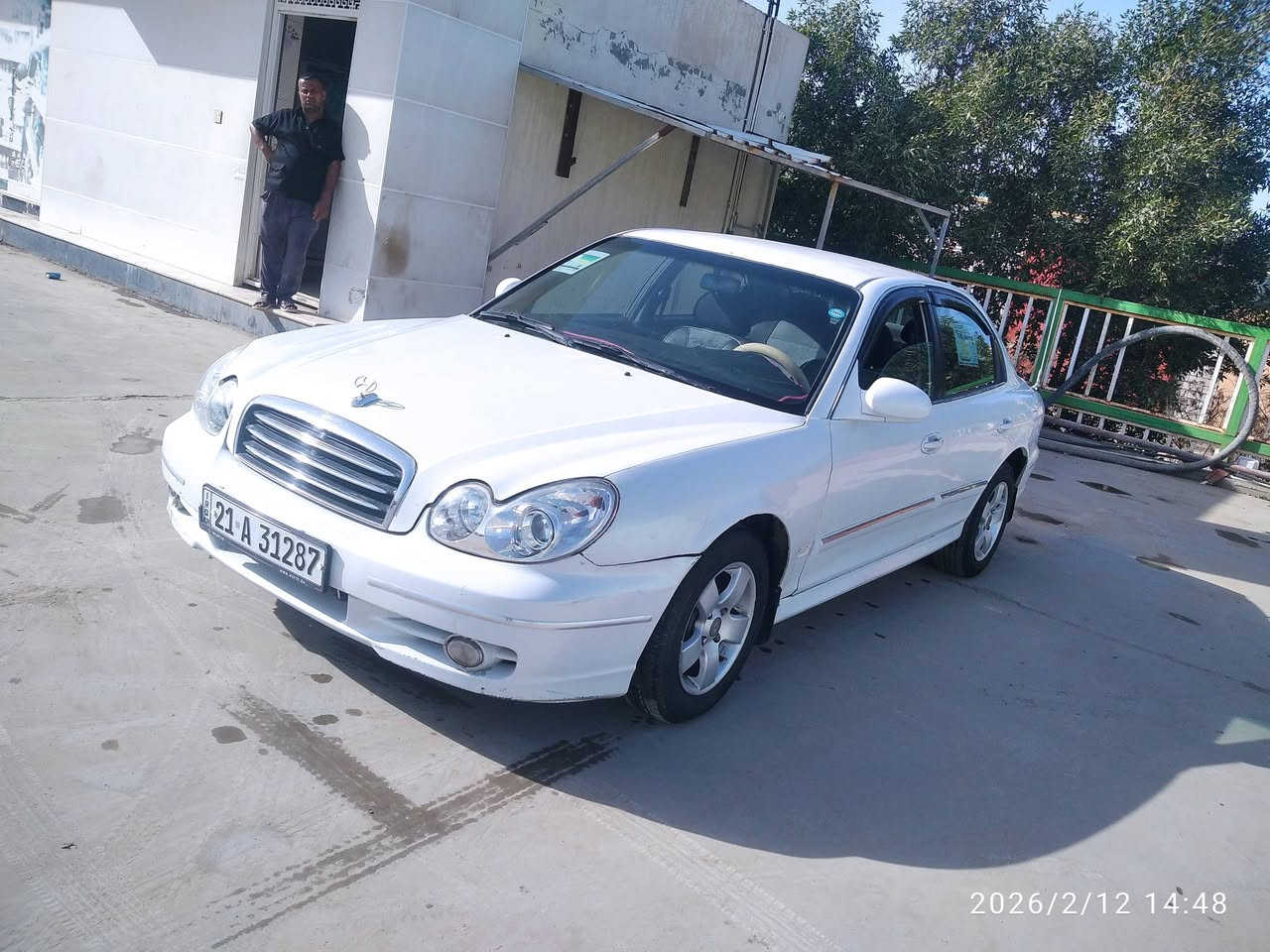 سوناتا وفود موديل 2002/ محرك وكير نظيفات لاتنقيص ولاتبخير رقم سليمانيه انكليزي  مالكهه بالحله يمي تبريد شغال بيه رشات صبغ ابيع حزام بدون ضربه قويه وبدون تبديل ولا خياس حداديه نظيفه  السعر 55 مكانها بالقاسم ***********
