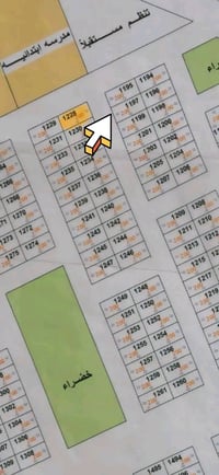 ام هليل الثانيه • قطعة ٢٠٠م • رقم ١١٩٧