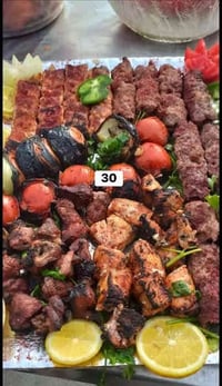 صواني مشكل كيلو 25 —30  للحجز07718217865