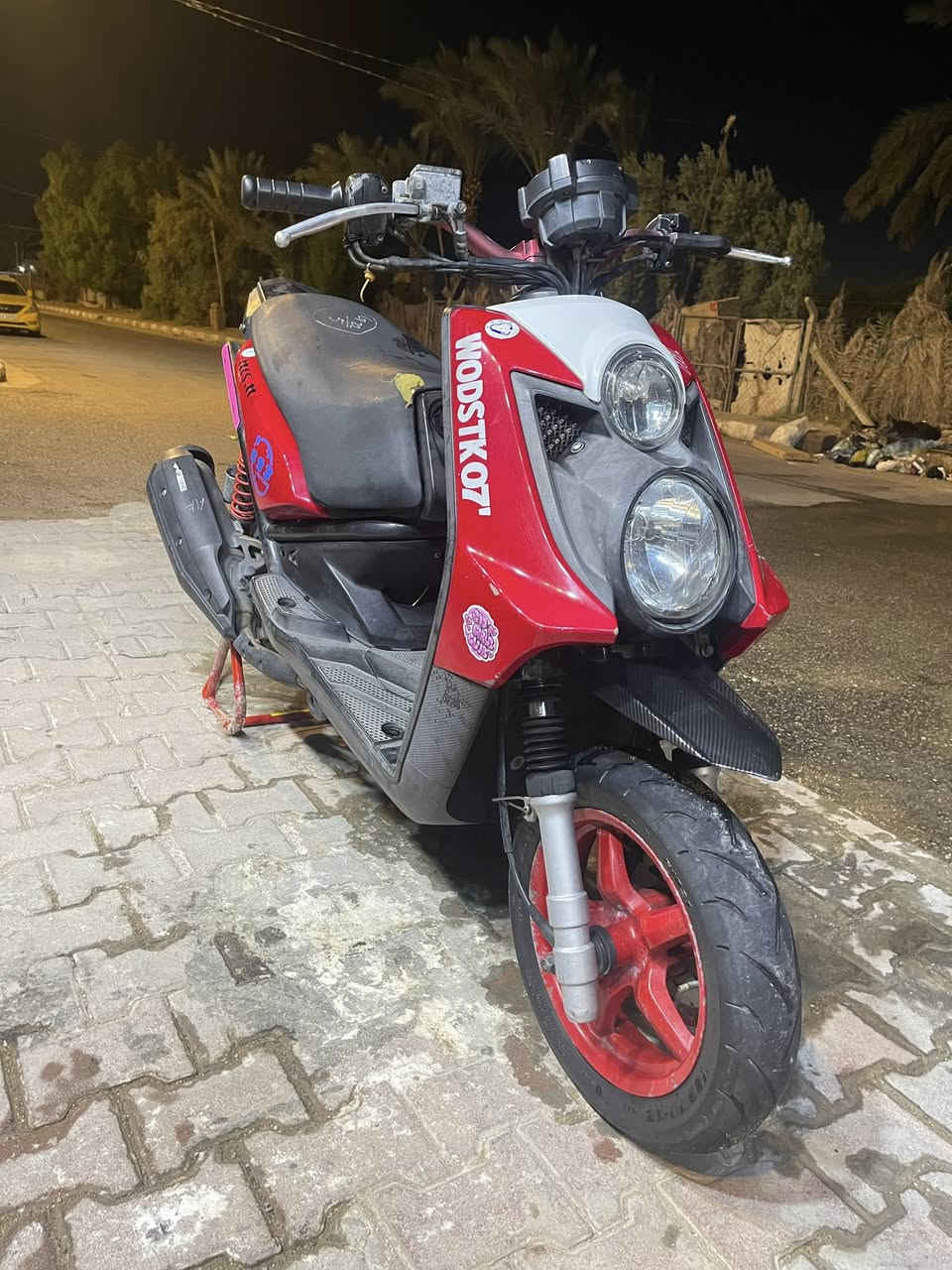 #للبيع سكنز جبلي  كفاله  بيهه تزويد خارجي صارله شهرين من نازله رمبه الدراجه خير من الله الشراي يجي خاص ***********
