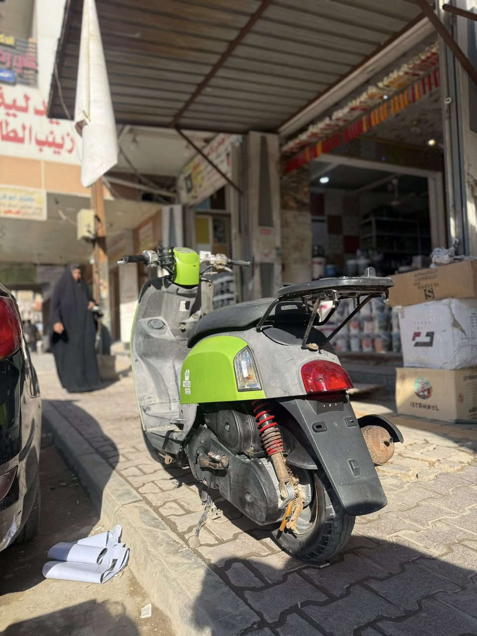 سلام عليكم ماكس بوليسي للبيع دراجه مال حاويه لون تفاحي بلادي نعومه فول نضافه فول السعر 850 
رقم ***********
