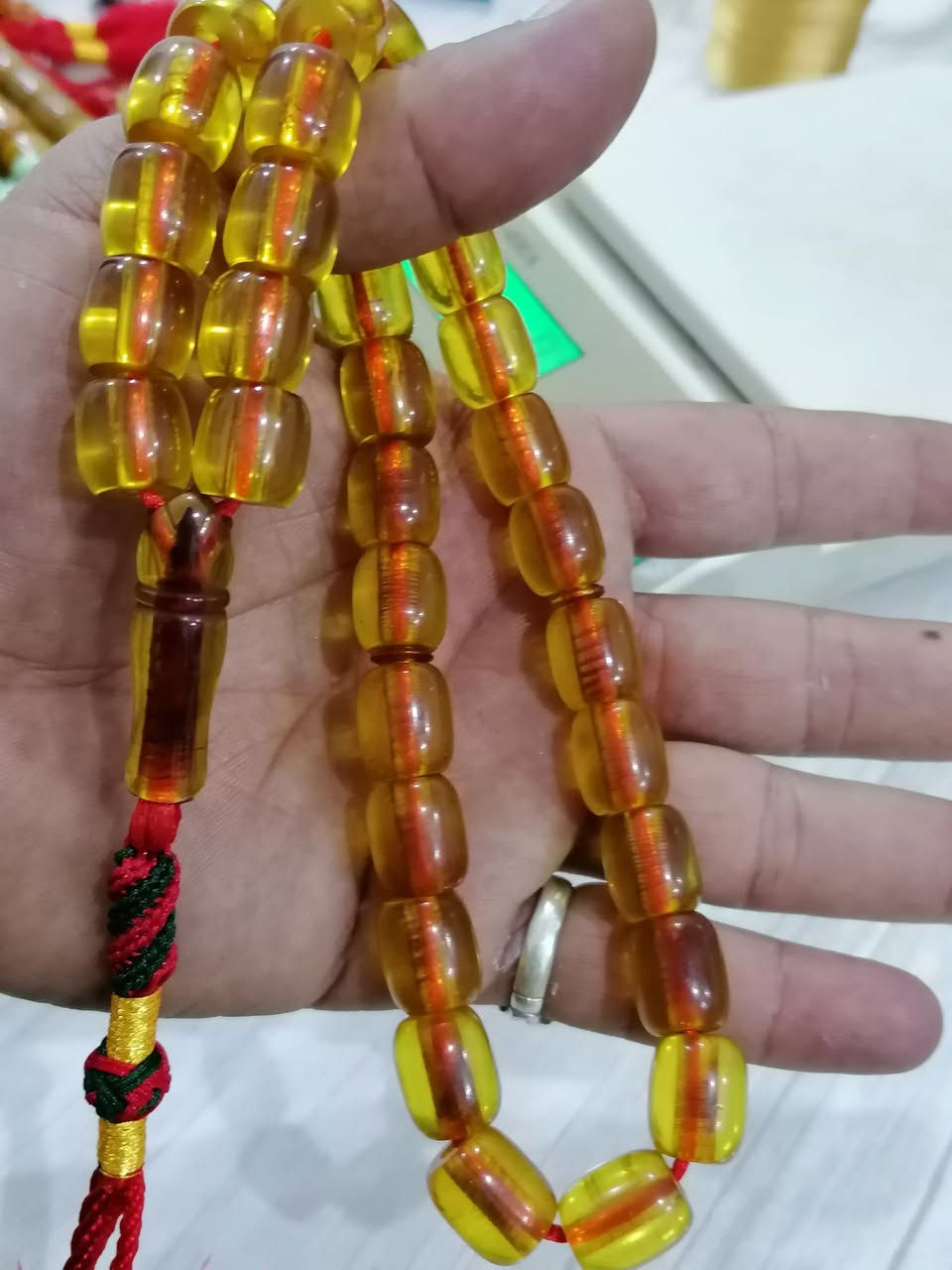 من رخصة مدير الصفحه المحترم سندلوس الماني انتيك خراطة بيت عنوز نظافه تامه ٣٣خرزه بوزن صافي ٦١ غرام للمهتمين


**إذا كنت صاحب هذا الإعلان وتريد حذفه لأي سبب، رجاءا أرسل رسالة إلى الدعم الفني**