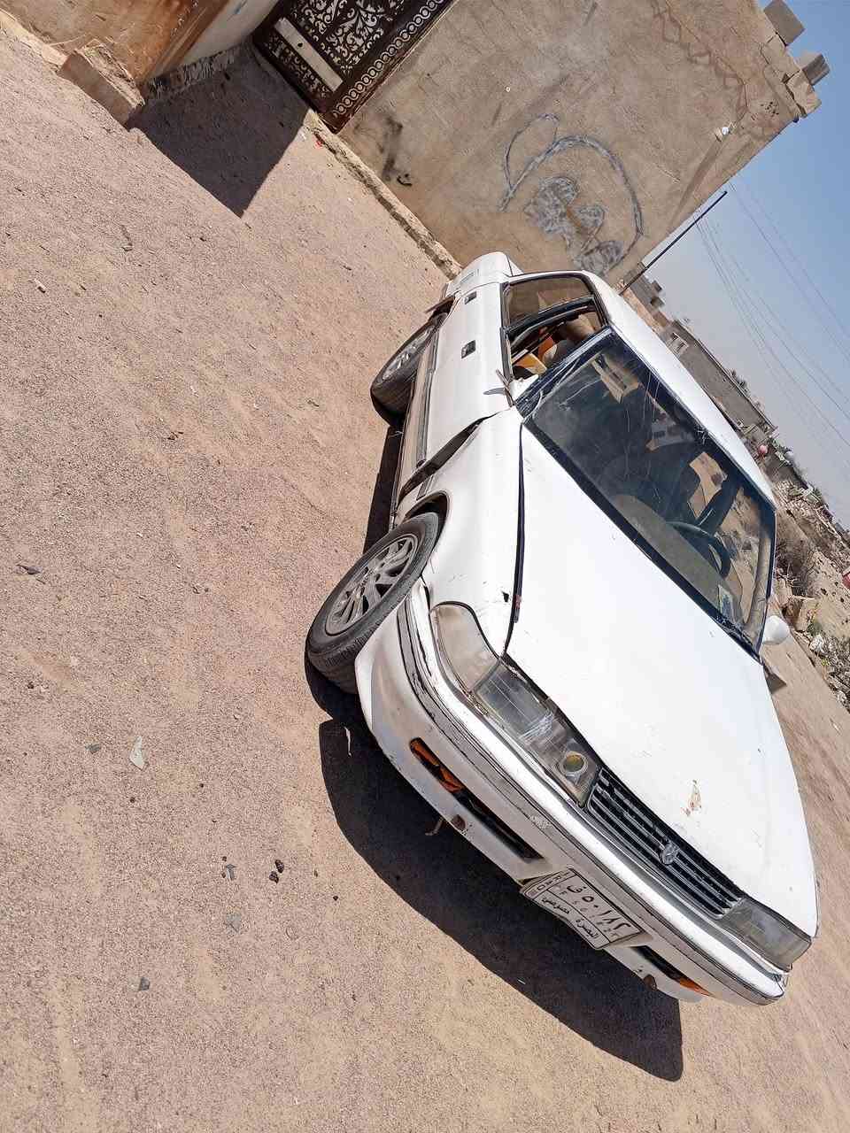 السلام عليكم سياره مارك 91 للبيع رقم بصره تحويل ماكينه سته سلندر ونجي جديده حداديه وقير جديد مكان الزبير البصره رقم الهاتف *********** السعر 13 وبيها مجال
