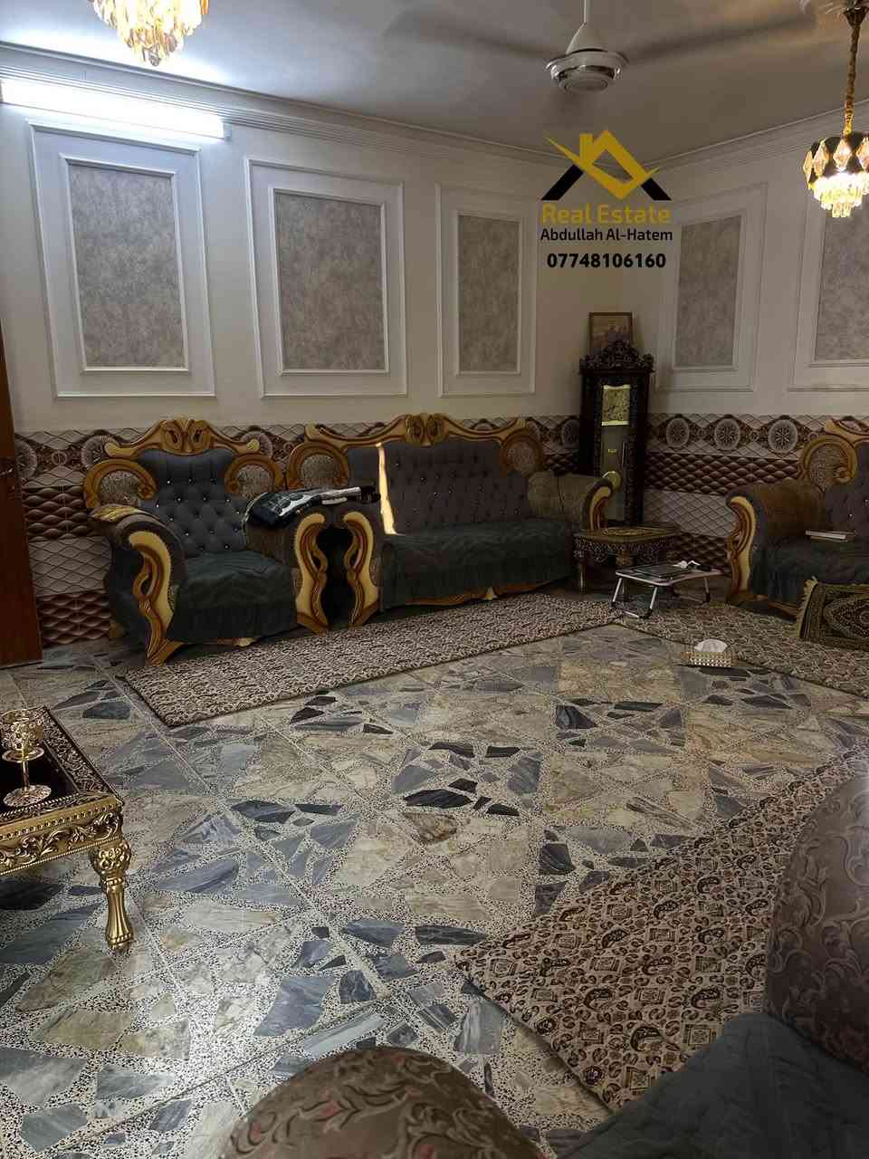 سامراء حي الافراز بالاصولي 

بيت بمساحة 250 متر خلف جامع القريشي 

البيت طابقين 4 غرف نوم بناء سنة 2018 

البيت عالي عن الشارع / شارع 15متر 

البيت حرف T 

السعر 150 مليون وقابل للتفاوض 

للإتصال 

*********** 

عقارات عبدالله الحاتم 

لمعرفة أسعار و تفاصيل كافة العقارات المعروضة لدينا يرجى الاتصال او المراسة لطفاً 

عنوان المكتب :
سامراء حولي الخضراء مقابل الإفراز مجاور قدسي الخطاط
