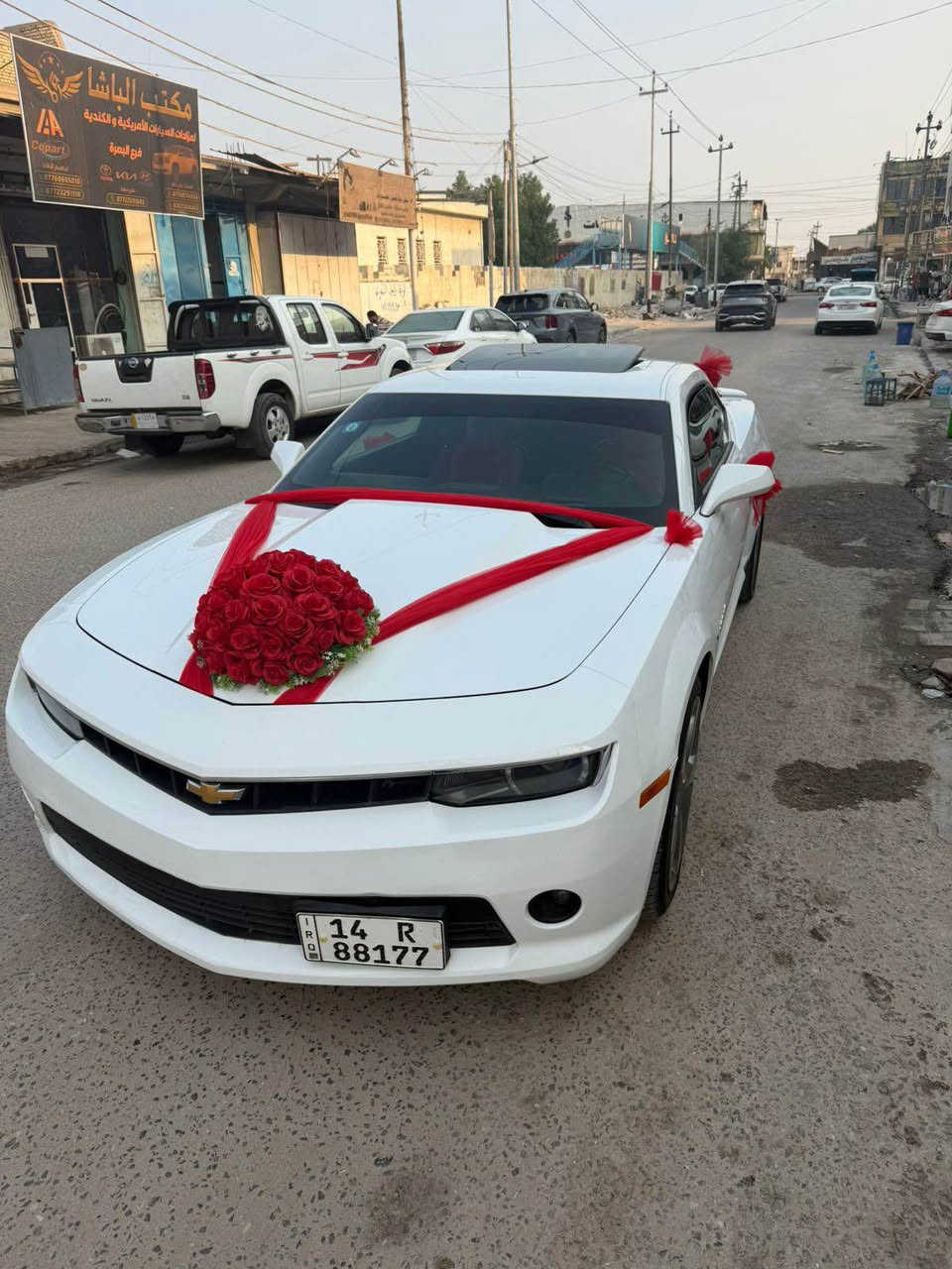 أضرار السيارة: شيفروليه كمارو RS 2014
مكان السيارة: البصرة
ما للتواصال ***********
§ السعر: ١٢٠ ورقة - قابل للتفاوض
المسافة المقطوعة: 90000 مايل
٢% المحرك: 6 سلندر - 3600cc
®️ المواصفات:
• فئة RS فول مواصفات
• الكير بحالة جيدة
• تبريد ممتاز %100
• إطارات جيدة
• السيارة جاهزة بدون اي نقوصات

. وارد خليجي
• تعديل بارد بسيط بثلاث قطع
• باقي اجزاء السيارة مكفولة
تفاصيل إضافية:
• رقم السيارة البصرة الدولي الجديد - مميز
• باسم المالك تحويل مباشر
• لون السيارة: أبيض البصرة, العراق
