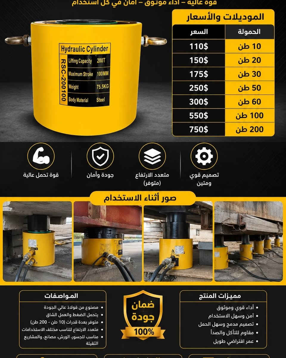 اسعار مكتوبة تحت الصور
من جديد توفر عدنا اجهزة قص الحايط
واحدث انواع كاصوصات بانزين و ديزل
كوسرات يدوية والحلقية
حادلات يدوية والسياقة
ساقولات
مساطر تعديل صب
اجهزة الطرطشة و نقل الخرسانة
جلايات صغيرة و كبير
رافعات مقصية
رافعات سلة
كرينات جسرية
رافعات مخزنية
عدد كهربائية
والكثير الكثير
متوفر جملة و مفرد
للطلب والاستفسار
***********
***********
العنوان اربيل صناعة شمالية خلف فاملي مول
موجود توصيل كافة محافظات
کوردی
ئێستا بەردەستە لامان
ئامێری بڕینی دیوار تۆماتیک و دەستی
بەهەموو قەبارەیەك
جەلایەی کۆنکریت
ئامێری شەربەتاو
پەمپی کۆنکریت
کرێنی ناو کۆگا
بەرزکەرەوەی کارەبایی
لەگەڵ کۆمەڵێ جۆری تری نوێترین ئامێرە کارەبایی یەکان
بۆداواکردن
***********
***********
ناونیشان هەولێر پشت فاملی مۆڵ
گەیاندن بەردەستە
