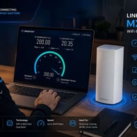 Linksys MX2000 • راوتر Linksys • واي فاي 6 • راوتر AX3000 • راوتر فايب...