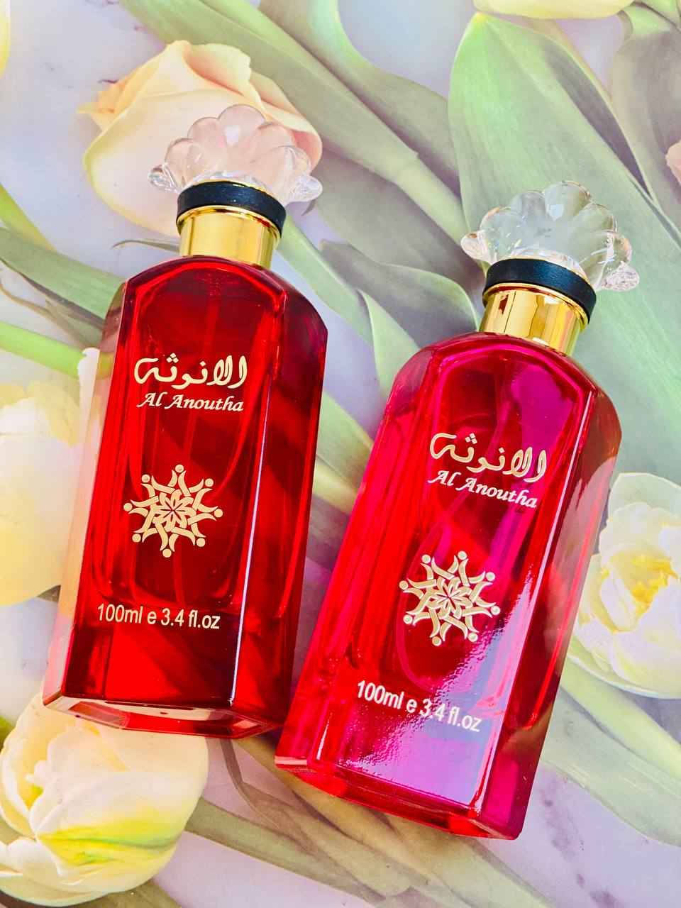 عطر الأنوثة – Al Anoutha
عطر أنثوي فاخر يخطف القلب من أول رشة ✨
ثبات عالي وفوحان ناعم 

❤️ اللون الأحمر – Al Anoutha Red.
المكونات العطرية:
• الافتتاحية: زعفران – فواكه حمراء
• قلب العطر: ورد تركي – ياسمين
• القاعدة: عنبر – مسك – أخشاب 
✨ الحجم: 100 مل
✨ ثبات وفوحان ممتاز ديوانية, القادسية


**إذا كنت صاحب هذا الإعلان وتريد حذفه لأي سبب، رجاءا أرسل رسالة إلى الدعم الفني**