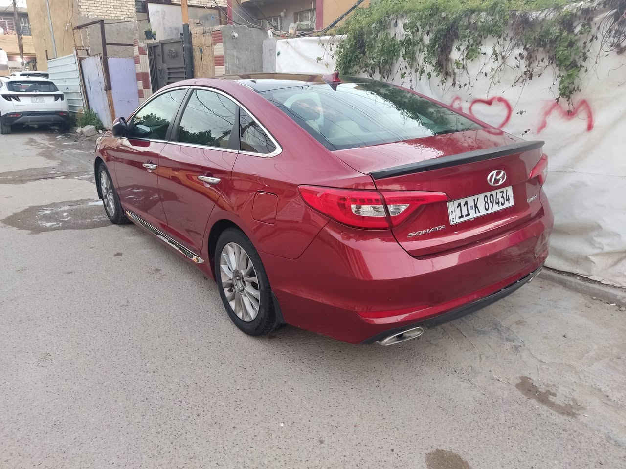 سوناتا موديل 2015
فول م اعدى البانوراما 
المواصفات
مازدات زنون 
بكلايت لدات ابو المربعات بس بالفول يجي
اشاير بالمري
نقطة عمياء
رادار خلفي وجوانب
بصمات تشغيل وبيبان وصندوق
كشنين الاماميات كهربائيات
اربع كشنات تدفئة
مدوشمة جلد نفس البلاد للكشنات والارضية
دواخل بيجي وصاج بلاد
شاشة وسط 
كاميرا دوارة
ثلاث مودات للقيادة ..سبورت ..نورمال..ايكو
بجم سبورت
وبيها هواية مواصفات  السونار مع المنشور 
للبيع فقط فقط 135 ورقة 
بالزعفرانية الهاتف ***********
