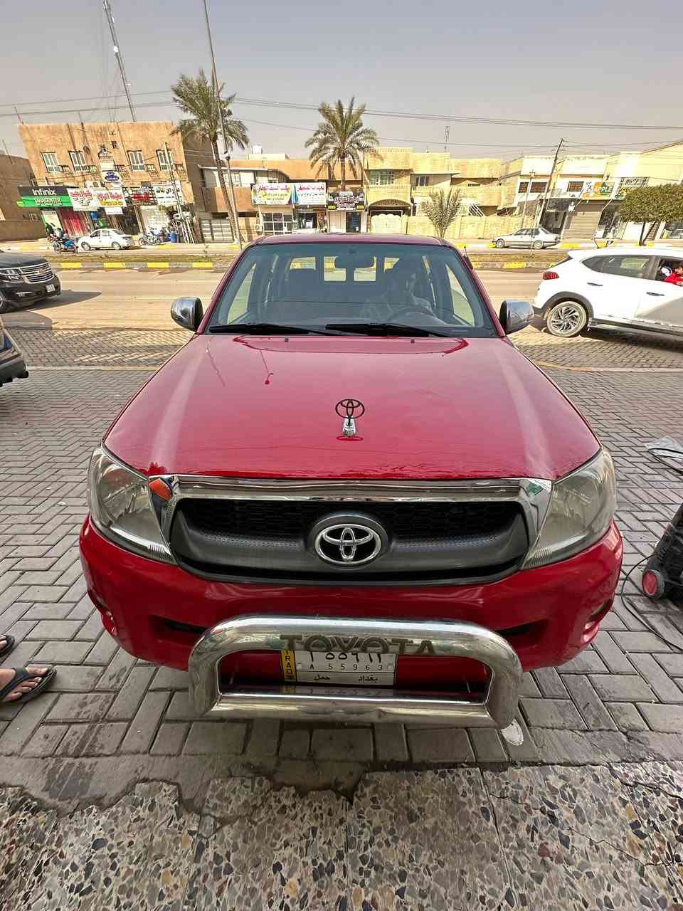 هايلوكس ناصي
موديل 2011
محرك v4
كير أوتوماتيك 
رقم بغداد 
سنوية 2027
محرك كير اكسل مكفول 
بارد ومكحل فد شي بسيط بربع البدي الجهه اليمين و ب البنيد 
ماشيه 460 
سعرها 180 بيها مجال بسيط 
*********** - *********** الكورك فقط واتساب
