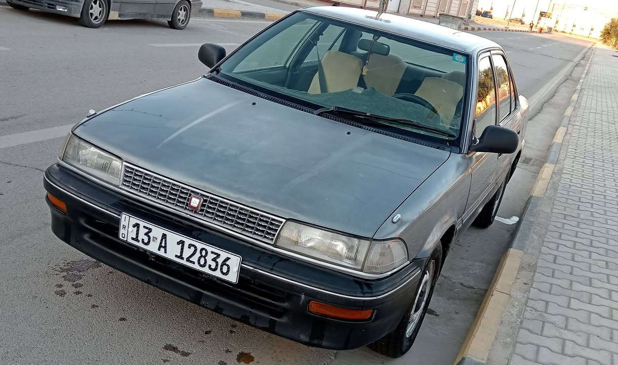 كورلا 90 كشر بلادي محرك وكير مكفولات دواخل جديدة رقم ميسان دولي بأسمي تتحول بكل المحافظات السعر 45 $ مع المجال  للإستفسار ***********
