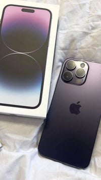 آيفون 14 برو ماكس جهاز ماستر وتر بروف 256  بطاريته 90 بلادي وين متريد ...