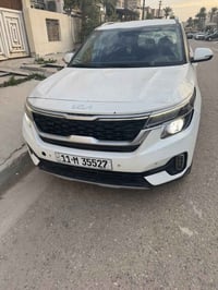 كيا سيلتوز موديل ٢٠٢٣ رقم بغداد ماشيه ٣٤ فقط  بدون صبغ فقط بارد بالبني...