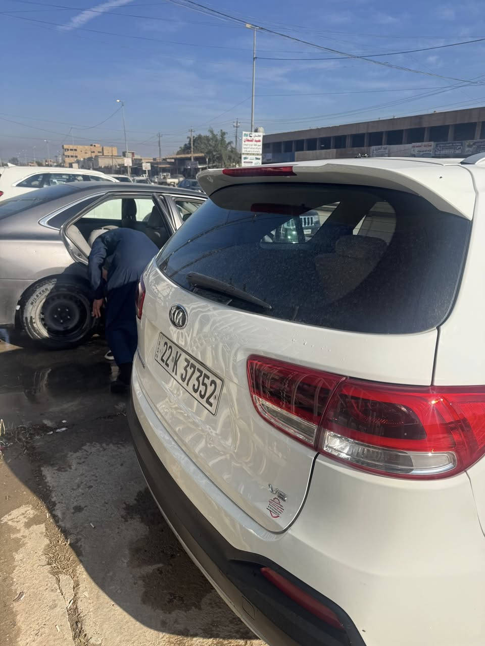 سورنتو ٢٠١٥ خليجي ٦سلندر ماشيه ١٠٧الف بيها رصعات بصيطه موضحه بل سونار  السونار مرفق بل منشور مكان السياره سامراء السعر ١٩٠ بيهامجال الاستفسار***********
