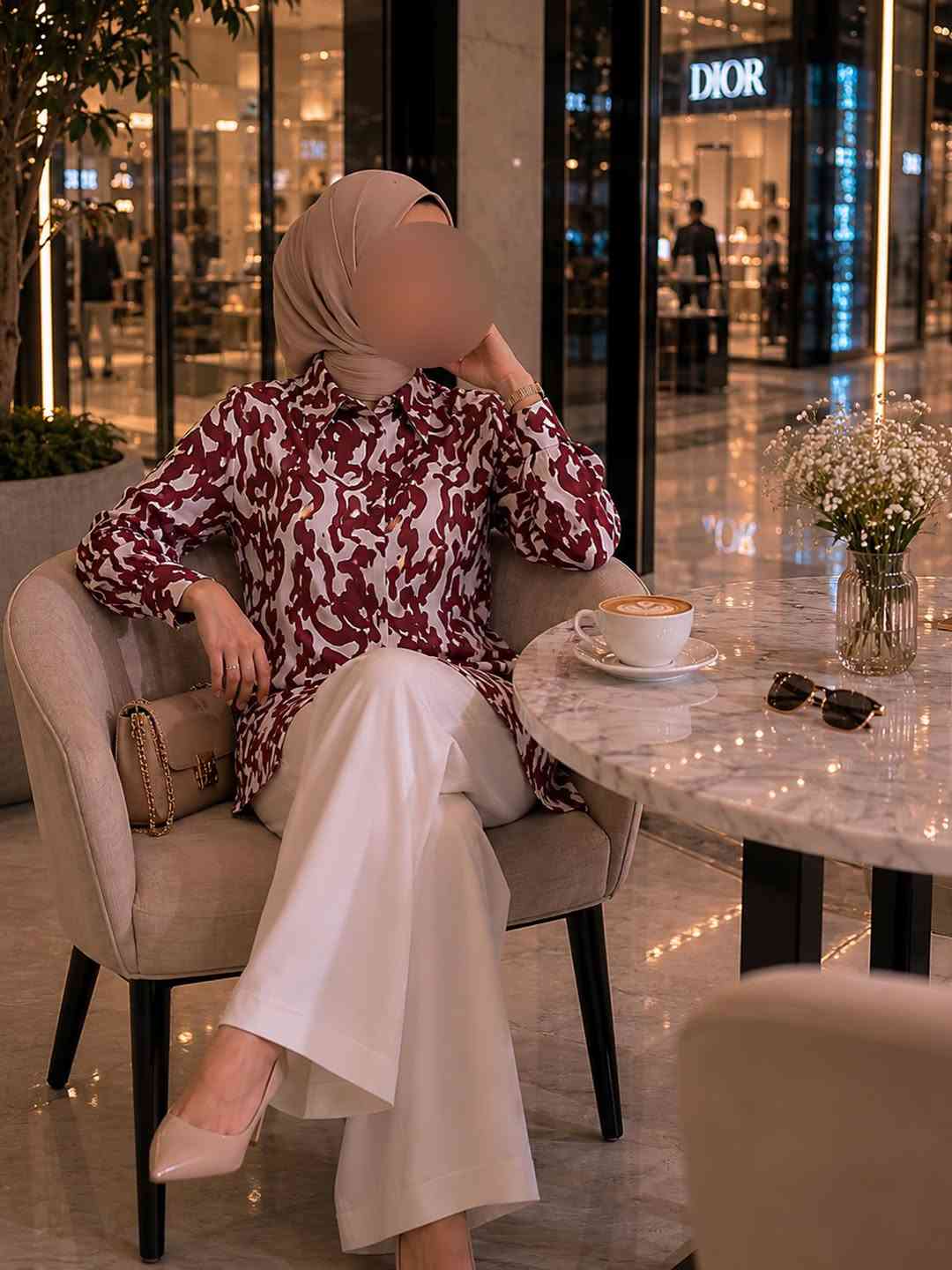 ازياء فاتنة
قميص مشجر  مع الشال هدية 🎁 
قميص كلوش للمحجبات 
موديلات فاتنة… ماتتفوت 
حصراً من ماركة فاتنة 
• مع الشال هدية 🎁 
• طول القميص 80 سم 
• تفصيله مريحة فصال فخم 
• تنطي مظهز انحف باللبس
• ⁠ ✨
قطعة تبقى وياج سنين وما تبطل موديلها 👌

متوفر حالياً بكمية محدودة
راسلينا خاص واحجزي بسرعة قبل النفاذ 💌

#ازياء_فاتنة⁩⁩
قالب راهي 
___________________________ 
🖊️ االــخـــــــاامــة ):-
كريب الريون :- هو احد انواع اقمشة الحرير الصناعي الصيفية الممتازة الي ماسكة نفسها وماتلزك ؏ــلى الجسم ولا يخيل وميحتاج الى كوي
___________________________ 
القياسات القياسات 1/2/3/4 

🌱قياس 1):- 
تلبس وزن من 70 الى 80 كــــيـلـو ⚖️ 
يعني يلبس قياس. 40 . 42. 44 

🌱قياس 2 ):- 
تلبس وزن من 80 الى 90 كــــيـلـو ⚖️ 
يعني يلبس قياس. 46. 48 

🌱قياس 3):- 
تلبس وزن من 90 الى 100 كــــيـلـو ⚖️ 
يعني يلبس قياس. 50 . 52 

🌱قياس 4):- 
تلبس وزن من 100 الى 120 كــــيـلـو ⚖️ 
يعني يلبس قياس. 54. 56. 58 

_______________________ 
ســــعـــر  القميص بـــ 40 الفــــﮯ 
مع الشال هدية 🎁 
_______________________ 
للحجز والاستفسار المراسلة ؏ــلى الواتساب :- ***********
***********
