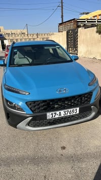 هونداي كونا 2023  وارد امريكي  ضربة جدا خفيفة فقط بالباب والجاملغ  الا...