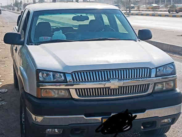 سلام عليكم سلفرادو.٢٠٠٤ رقم انبار بسمي سنويه ل٢٩ بلادي تخم تأير جديد باتري جديد صدر امامي خلفي جديد تراي وين ماريد سعر١١٥ وبي مجال ***********
