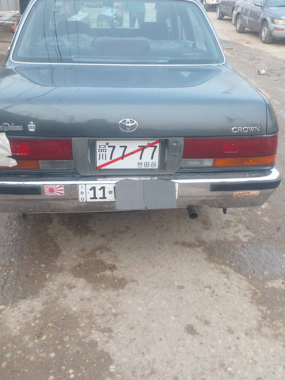 من رخصة الادمن.  سياره كراون ارنب دي لوكس موديل ١٩٩٥. رقم بغداد انكليزي . مكينه ونجي معروضه.للبيع جاهزه السياره رايده ٦٥ ورقه وبيه  مجال للشراي الاتصال على
الرقم راعيها .
***********
