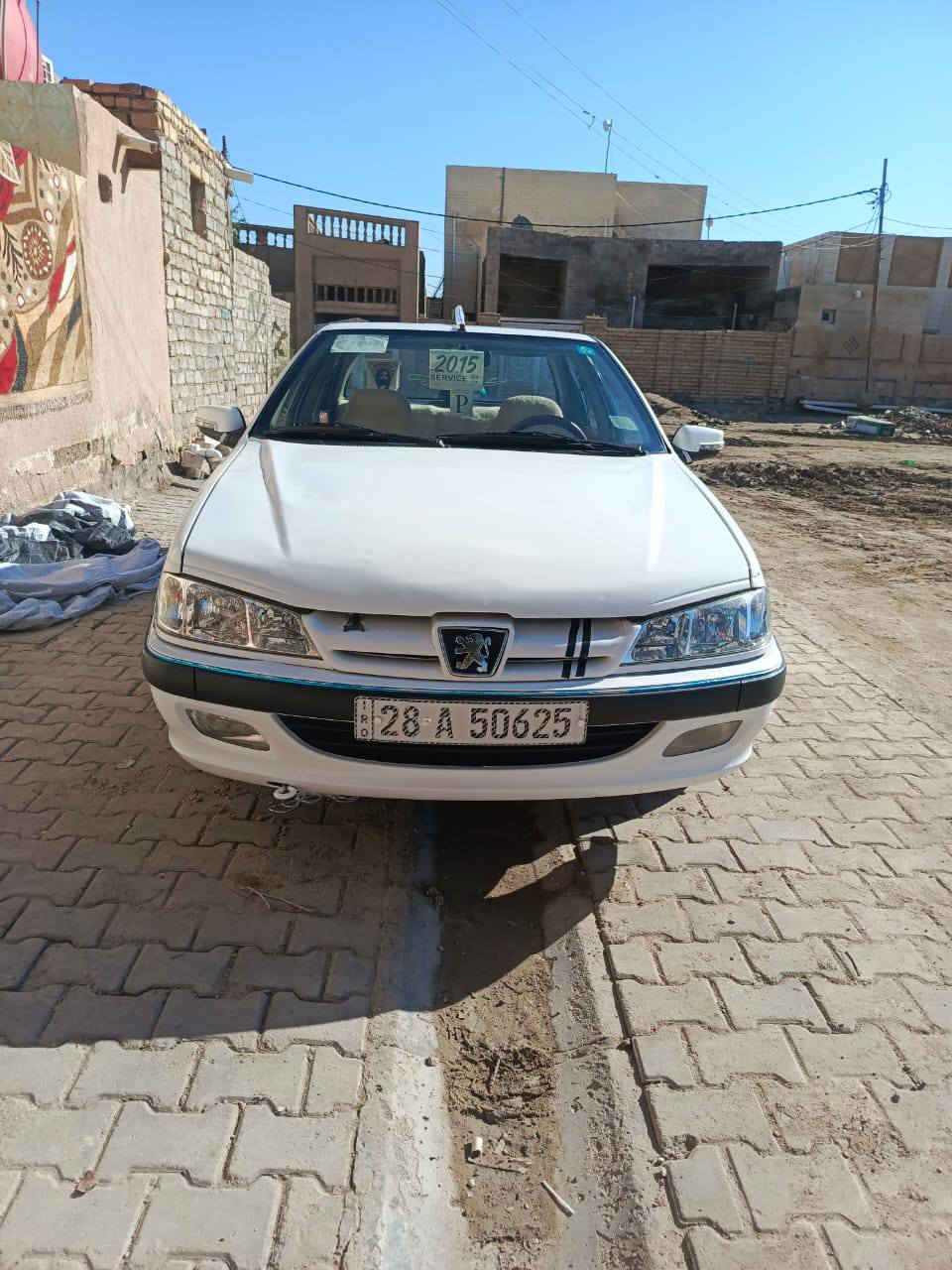 السلام عليكم
بيجو بارص  2015 بيهه بنيد صبغ جمليه اثر زنجر مال فيبيونه وبيهه بارد بل باب الخلفي بصيط كير ومحرك جداد تخم تاير جديد راقم نكلزي نجف بسمي سيار جهاز مال جناي
سعر60وبيهه مجال 
 *********** مكاني الديوانية  قضاء الشنافيه
